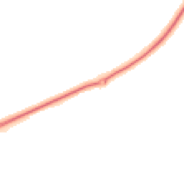 Night-time road noise heatmap for NR25 6GL