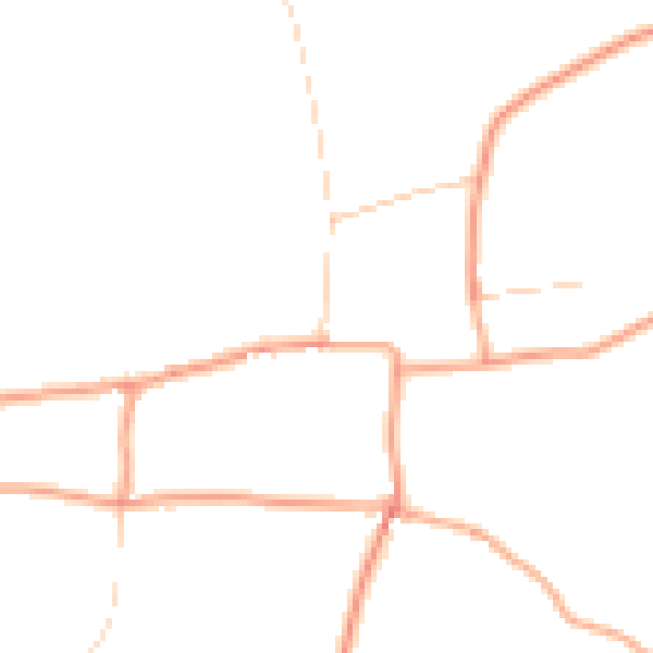 Daytime road noise heatmap for NR25 6LL