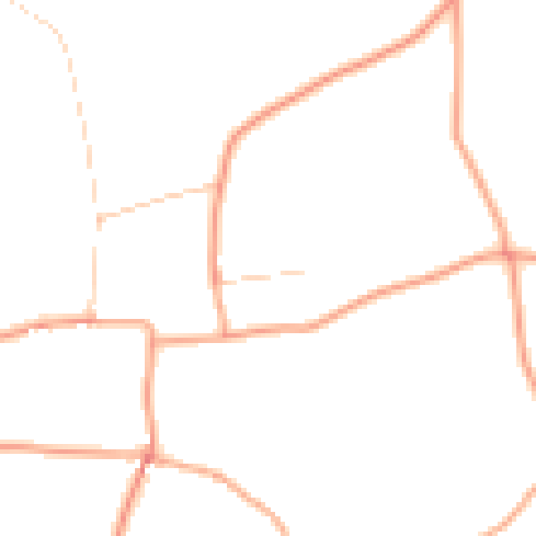 Daytime road noise heatmap for NR25 6LP