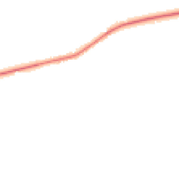 Night-time road noise heatmap for NR25 6NJ