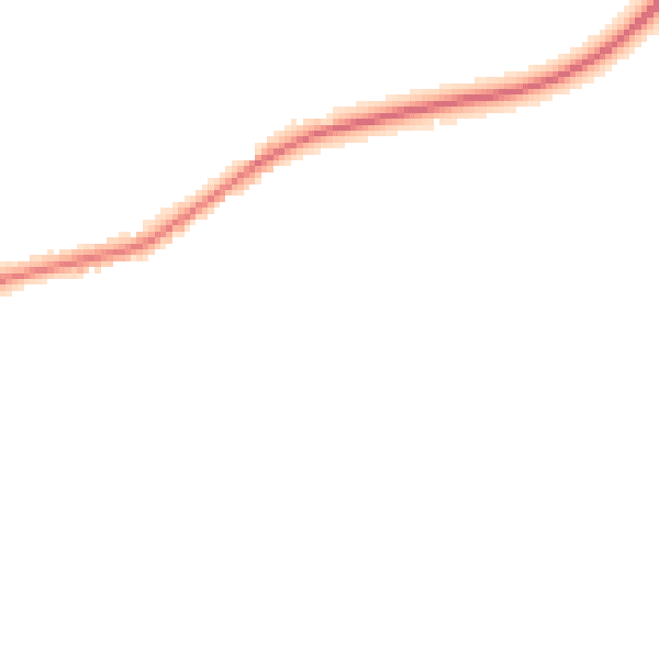 Night-time road noise heatmap for NR25 6NS