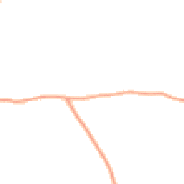 Daytime road noise heatmap for NR25 6NY