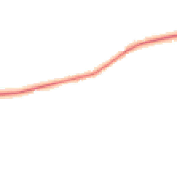 Night-time road noise heatmap for NR25 6PW