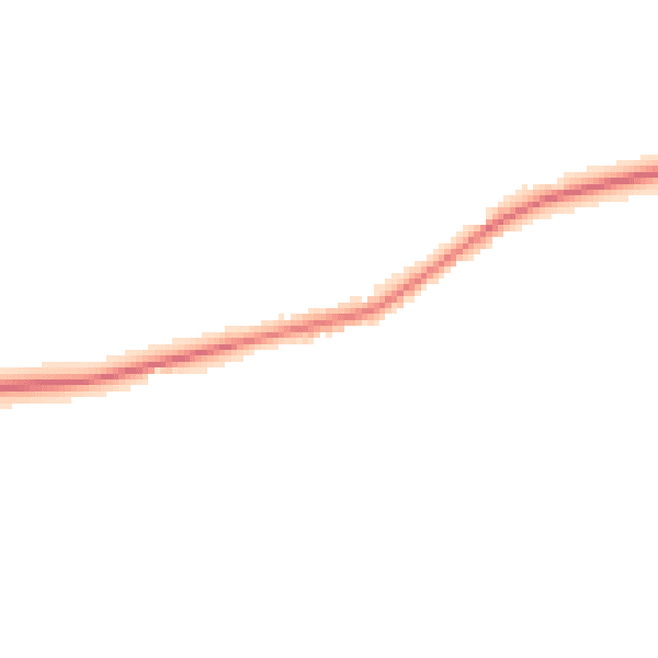Night-time road noise heatmap for NR25 6QG