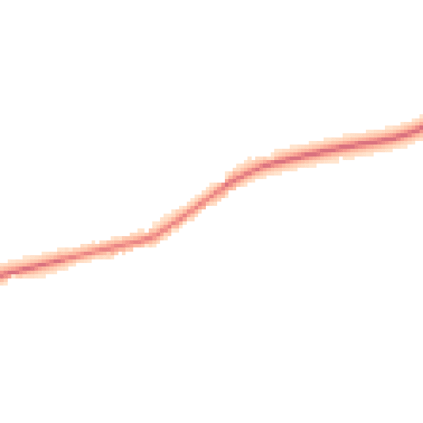 Night-time road noise heatmap for NR25 6QQ