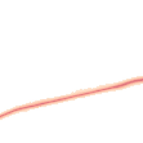 Night-time road noise heatmap for NR25 6RD