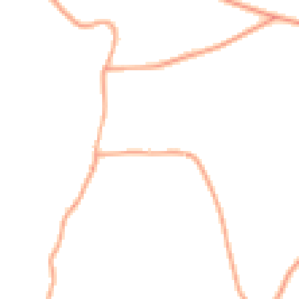 Daytime road noise heatmap for NR25 6TR