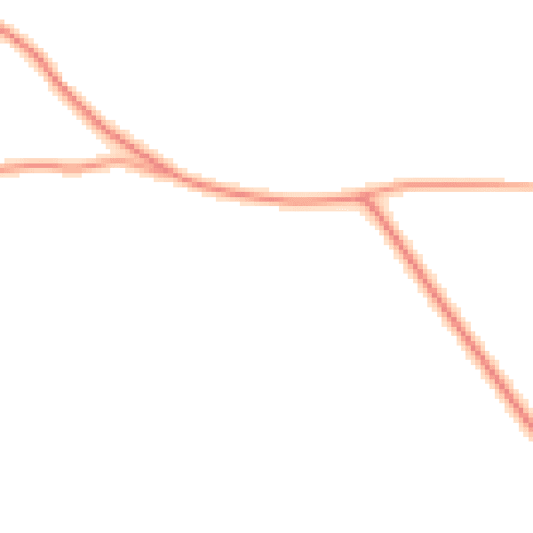 Daytime road noise heatmap for NR25 7BA