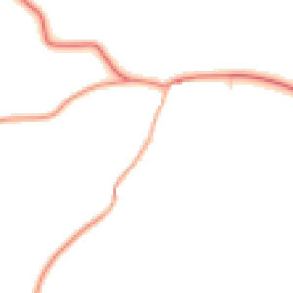 Daytime road noise heatmap for NR25 7EL