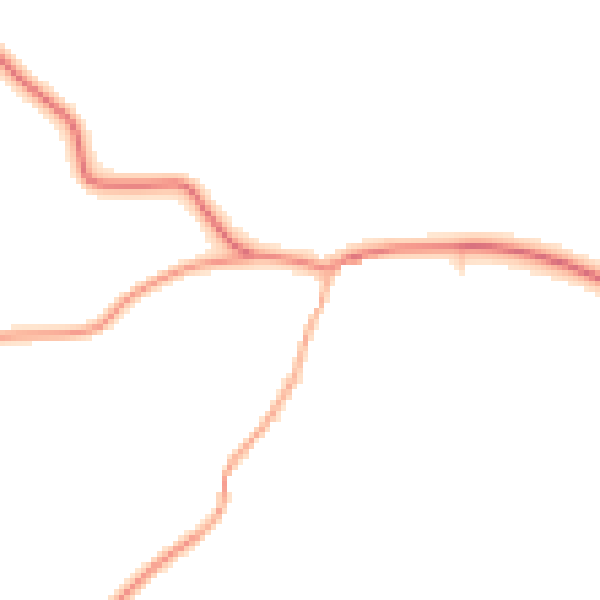 Daytime road noise heatmap for NR25 7HA