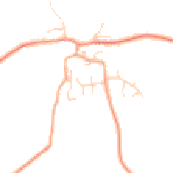 Daytime road noise heatmap for NR25 7HL