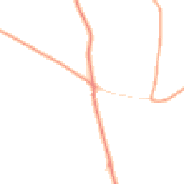 Daytime road noise heatmap for NR25 7JP