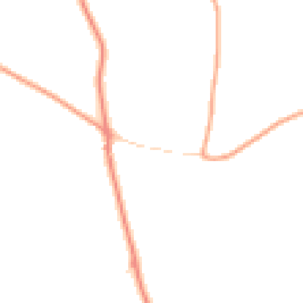 Daytime road noise heatmap for NR25 7JR