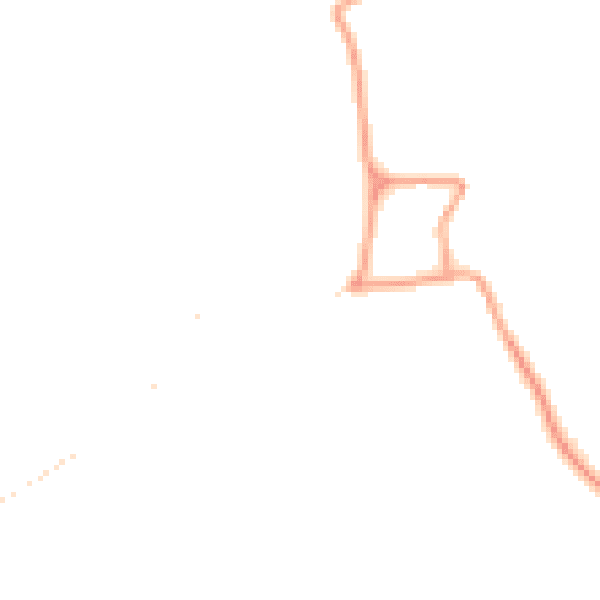 Daytime road noise heatmap for NR25 7LD