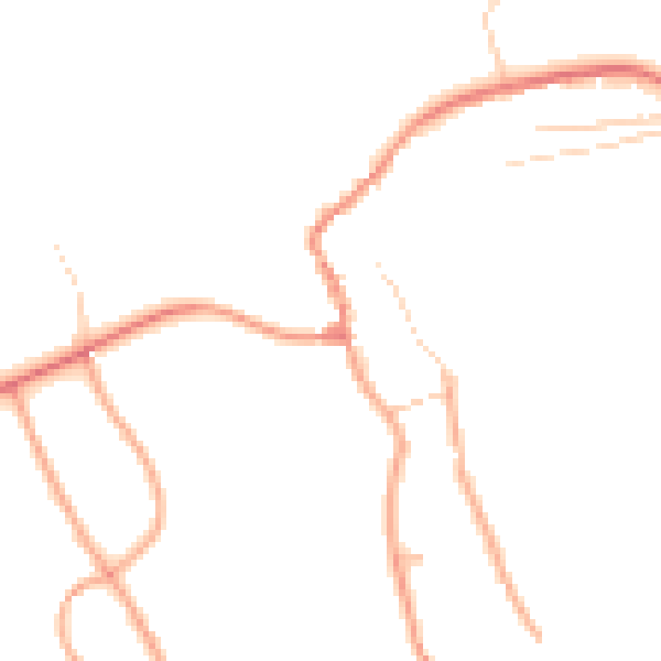 Daytime road noise heatmap for NR25 7RA
