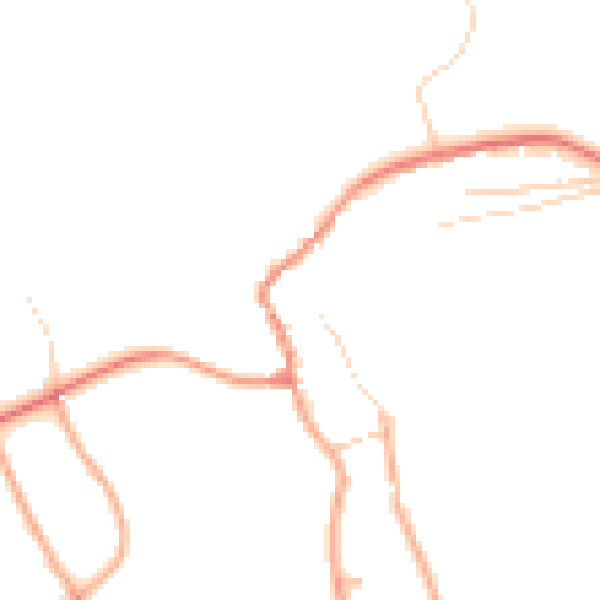 Daytime road noise heatmap for NR25 7RL