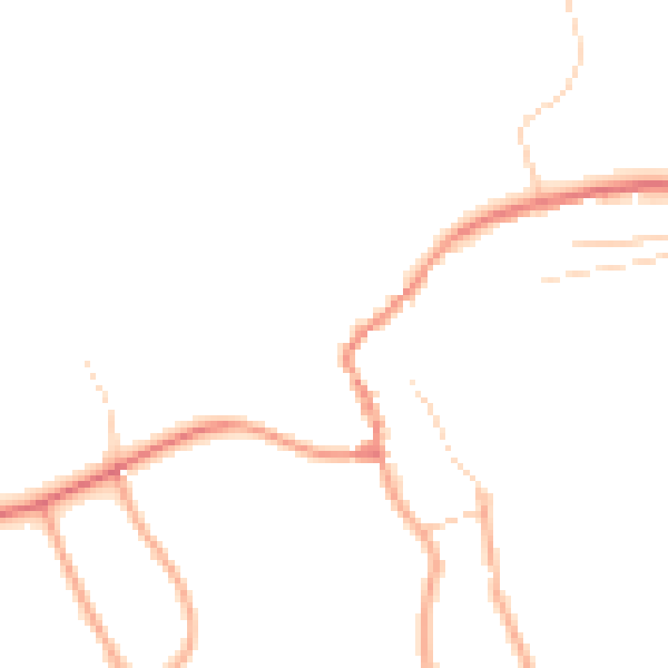 Daytime road noise heatmap for NR25 7RW