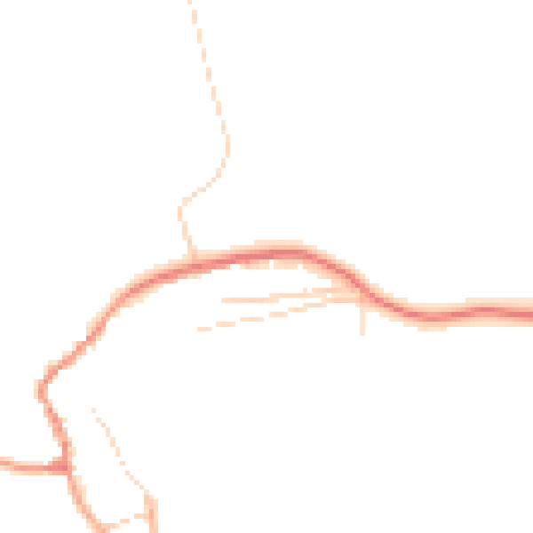 Daytime road noise heatmap for NR25 7RZ