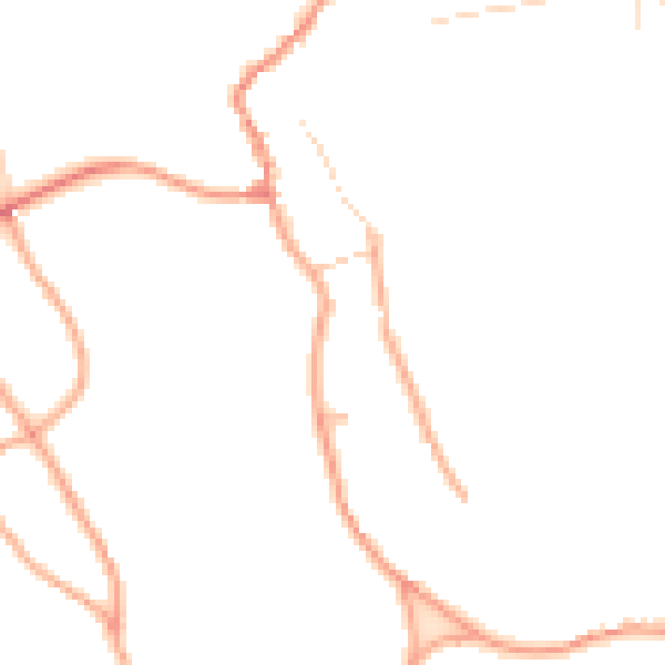 Daytime road noise heatmap for NR25 7UA