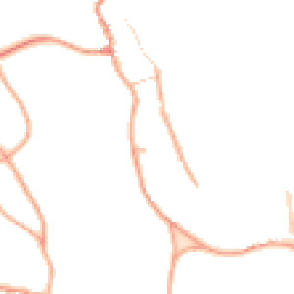 Daytime road noise heatmap for NR25 7UB