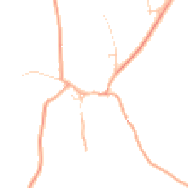 Daytime road noise heatmap for NR26 8AE