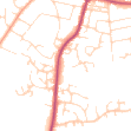 Daytime road noise heatmap for NR26 8AJ
