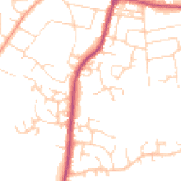 Daytime road noise heatmap for NR26 8AN