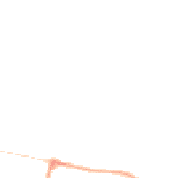 Night-time road noise heatmap for NR26 8BG