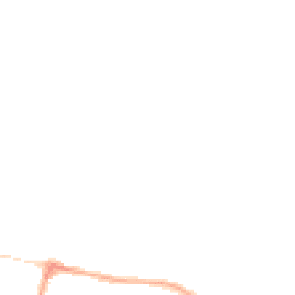 Night-time road noise heatmap for NR26 8BN