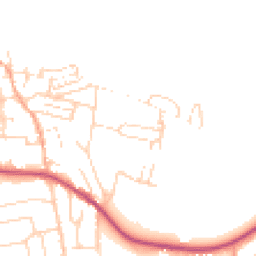 Daytime road noise heatmap for NR26 8DF