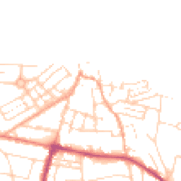 Daytime road noise heatmap for NR26 8DN