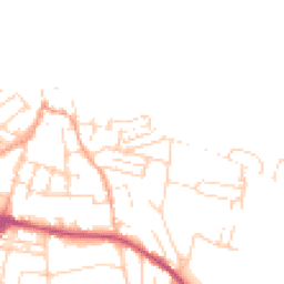 Daytime road noise heatmap for NR26 8DQ