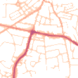 Daytime road noise heatmap for NR26 8HU