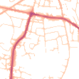 Daytime road noise heatmap for NR26 8JF