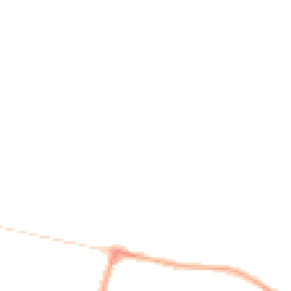Night-time road noise heatmap for NR26 8JS