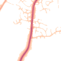 Daytime road noise heatmap for NR26 8QH