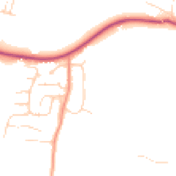Daytime road noise heatmap for NR26 8SN