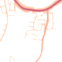 Daytime road noise heatmap for NR26 8SP