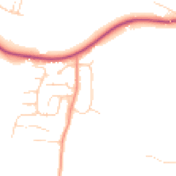 Daytime road noise heatmap for NR26 8SW