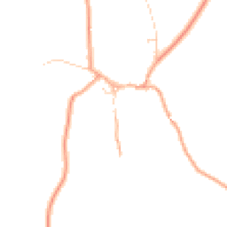 Daytime road noise heatmap for NR26 8TF