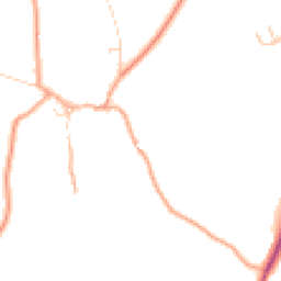 Daytime road noise heatmap for NR26 8TH