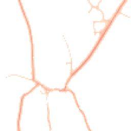 Daytime road noise heatmap for NR26 8TY