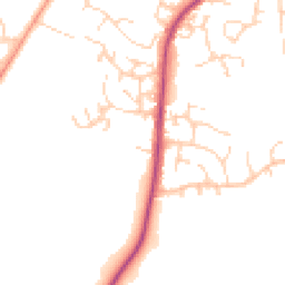 Daytime road noise heatmap for NR26 8UT