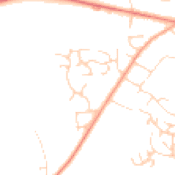Daytime road noise heatmap for NR26 8UY