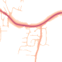 Daytime road noise heatmap for NR26 8YL