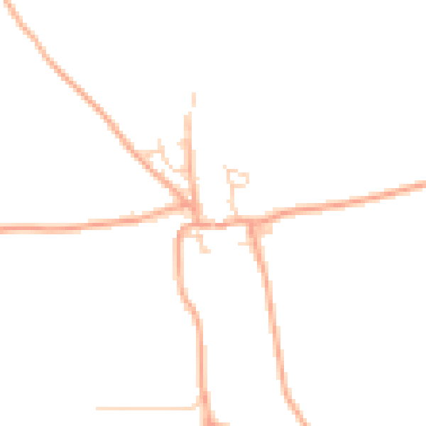 Daytime road noise heatmap for NR27 0AA