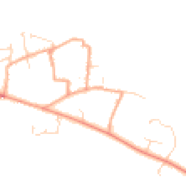 Daytime road noise heatmap for NR27 0AB