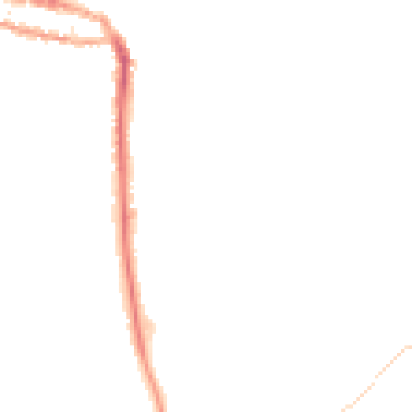 Night-time road noise heatmap for NR27 0AU