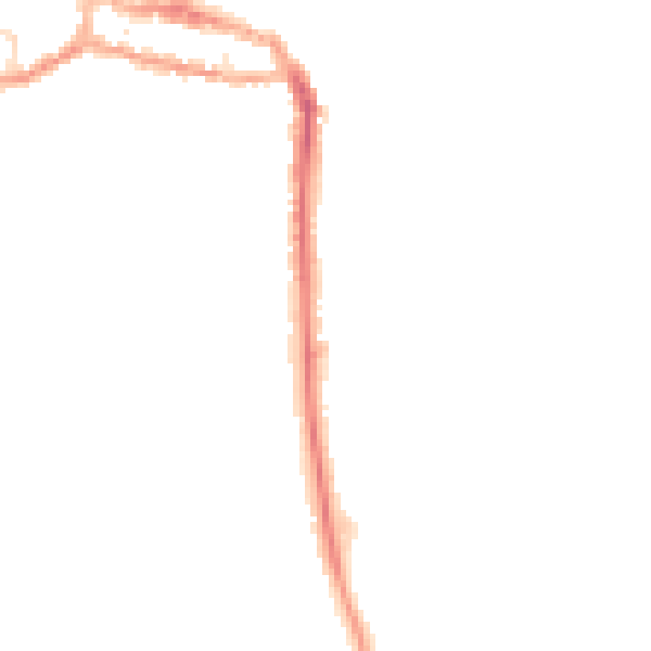 Night-time road noise heatmap for NR27 0BA