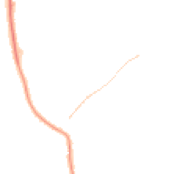 Night-time road noise heatmap for NR27 0BP